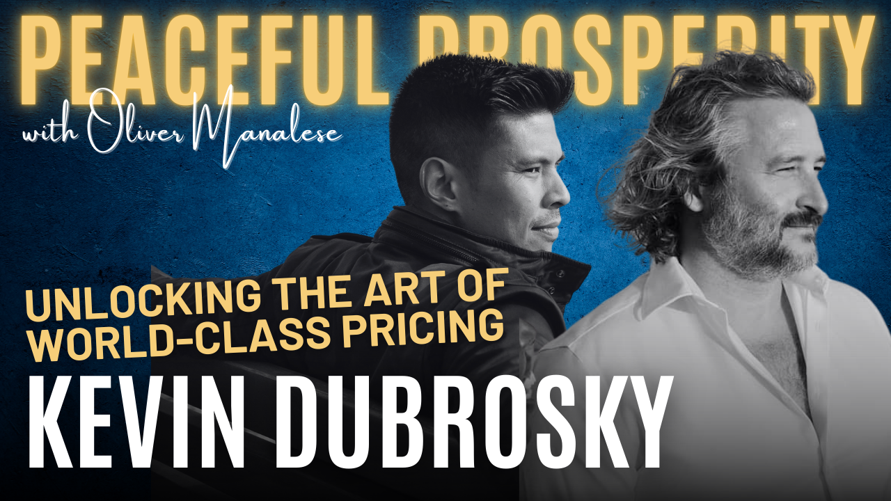 Kevin Dubrosky | Unlocking The Art of World-Class Pricing